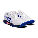 Asics Gel-Resolution 8 GS Kids Shoe (White/Lapis Lazuli Blue)
