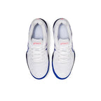 Asics Gel-Resolution 8 GS Kids Shoe (White/Lapis Lazuli Blue)