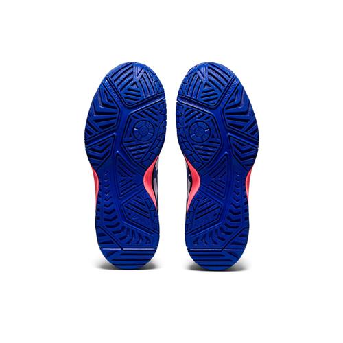 Asics Gel-Resolution 8 GS Kids Shoe (White/Lapis Lazuli Blue)