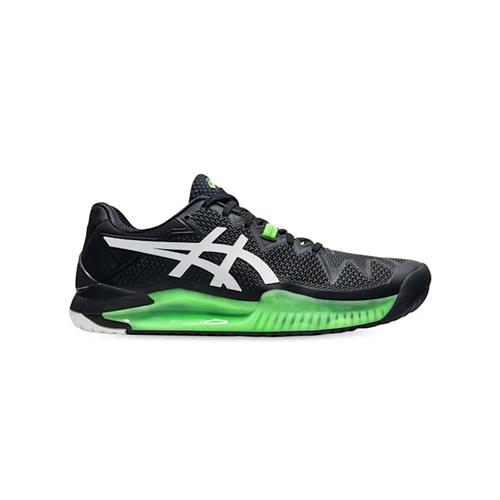 Asics Gel Resolution 8 Men's Shoes (Black/Gecko Green)