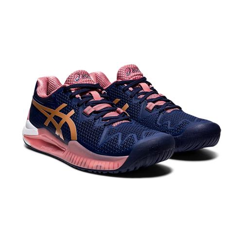 Asics Gel-Resolution 8 Womens Shoe (Peacoat/Rose Gold)