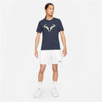 Nike Men's Rafa Paris Clay Tee (Obsidian/Lime Glow)