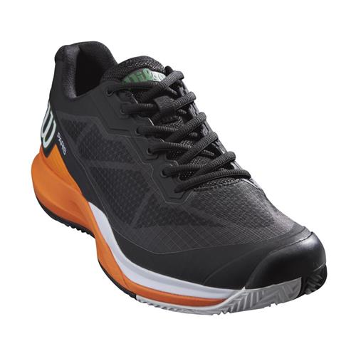Wilson Rush Pro 3.5 Clay Paris Mens Tennis Shoes (Black/Orange)