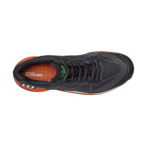Wilson Rush Pro 3.5 Clay Paris Mens Tennis Shoes (Black/Orange)