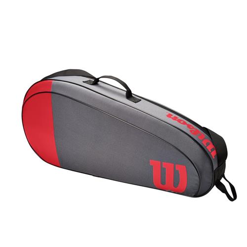 Wilson Team 3 Pack Racquet Bag (Red/Grey)