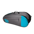 Wilson Team 6 Pack Racquet Bag (Blue/Grey)