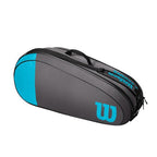 Wilson Team 6 Pack Racquet Bag (Blue/Grey)
