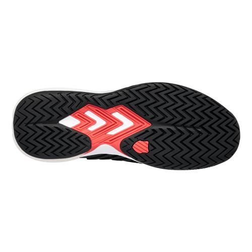 K-Swiss Bigshot Light 4 Junior Tennis Shoes (Black/White/Poppy Red)