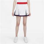 Nike Court Womens Dri-Fit Slam Skirt (White/University Red/Binary Blue)