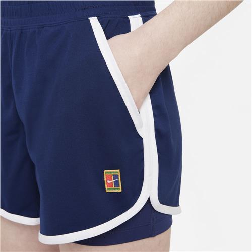 Nike Court Womens Dri-Fit Slam Short (Binary Blue/White)