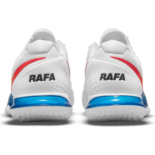 Nike Air Zoom Vapor Cage 4 Rafa Mens Shoe (White/Chile Red/Binary Blue)