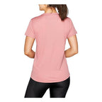 Asics Womens Silver Short Sleeve Top (Smokey Rose)