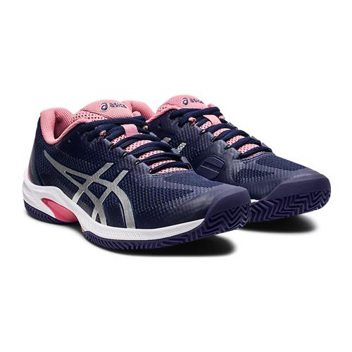 Asics Court Speed FF Clay Womens Shoe (Peacoat/Pure Silver)