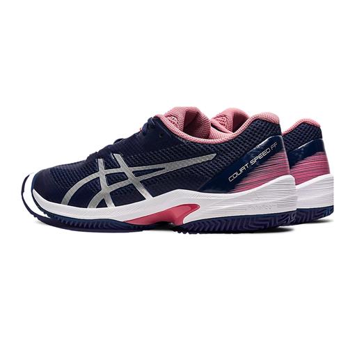 Asics Court Speed FF Clay Womens Shoe (Peacoat/Pure Silver)