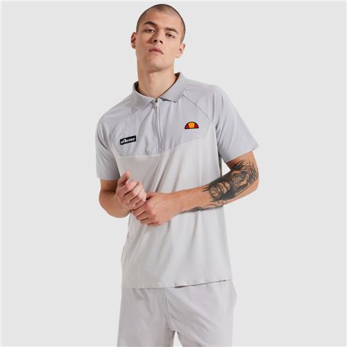Ellesse Mens Beaumont Polo Tee (Light Grey)
