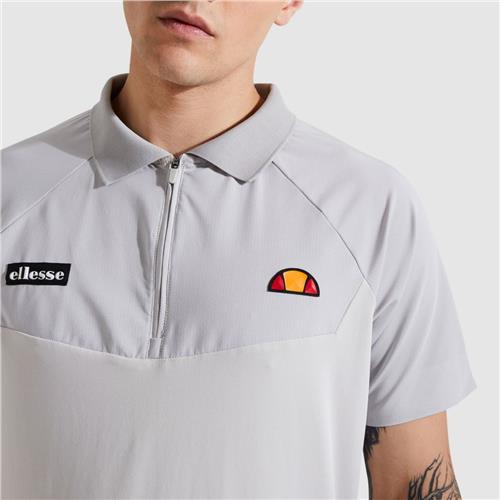 Ellesse Mens Beaumont Polo Tee (Light Grey)