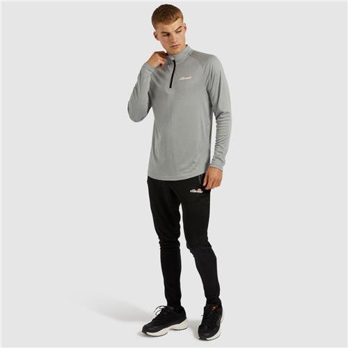 Ellesse Mens Bovaro 1/2 Zip Top (Grey Marl)