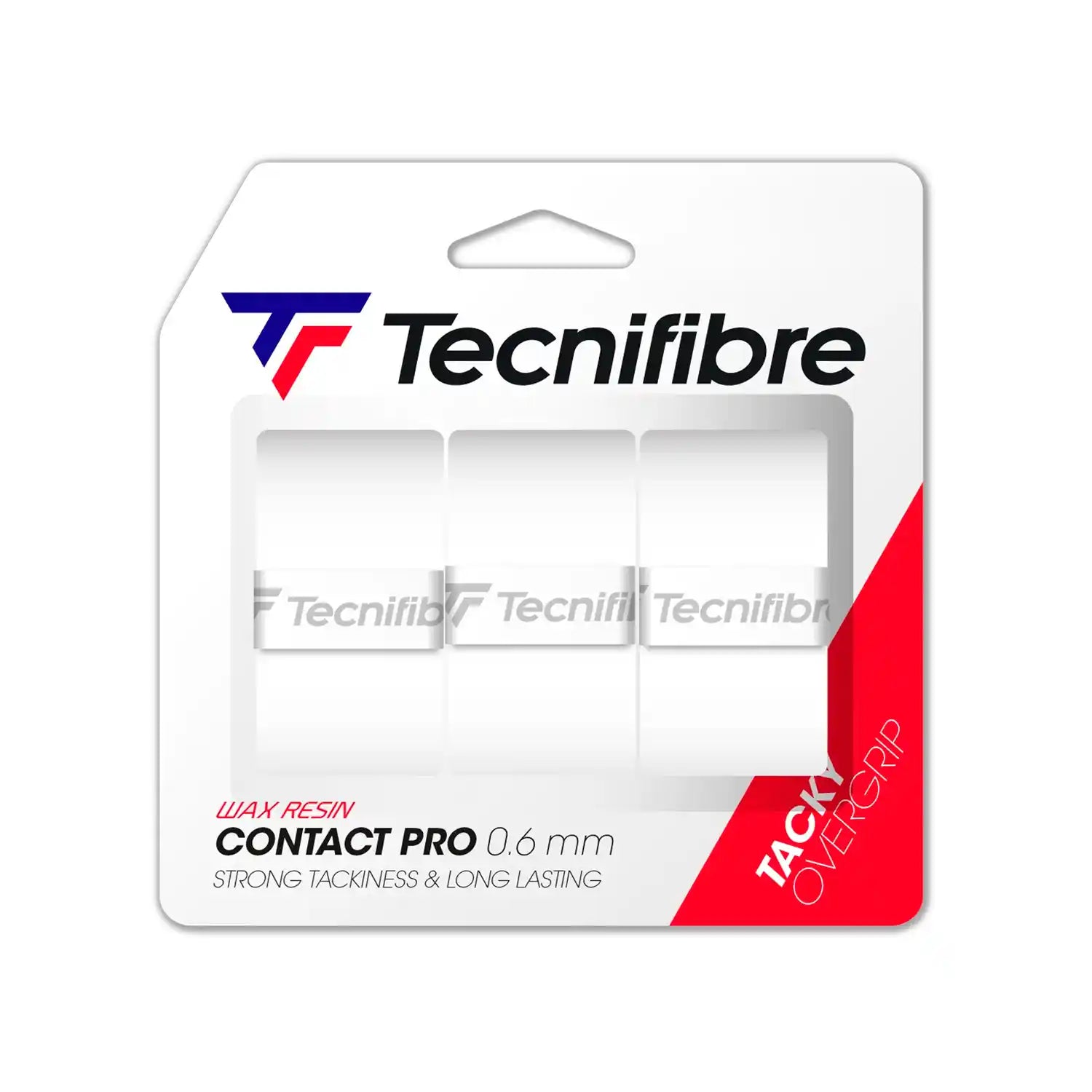Tecnifibre Contact Pro Overgrip 0.06mm (White)
