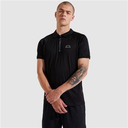 Ellesse Mens Rischio Polo Shirt (Black)