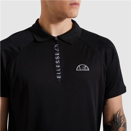 Ellesse Mens Rischio Polo Shirt (Black)