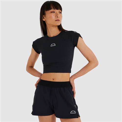 Ellesse Womens Arianne Crop Tee (Black)