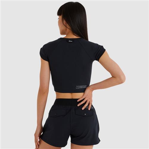 Ellesse Womens Arianne Crop Tee (Black)