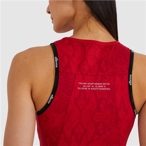Ellesse Womens Kinarva Crop Vest (Dark Red)