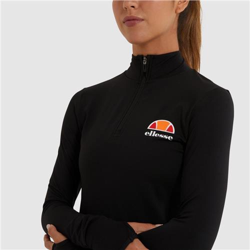 Ellesse Womens Sofira 1/4 Zip Track Top (Black)