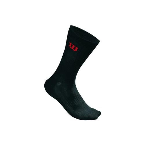 Wilson Mens Crew Sock 3pk (Black)