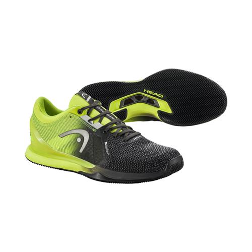 Head Sprint Pro 3.0 SF Clay Mens Shoe (Black/Lime)