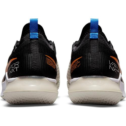 NikeCourt React Vapor NXT HC Mens Shoe (Black/Sunset-LightBone-White)