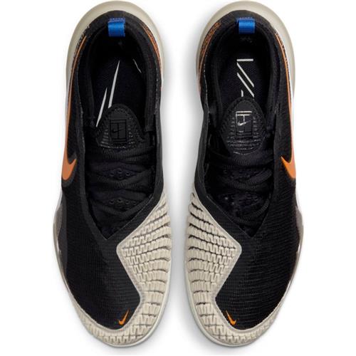 NikeCourt React Vapor NXT HC Mens Shoe (Black/Sunset-LightBone-White)