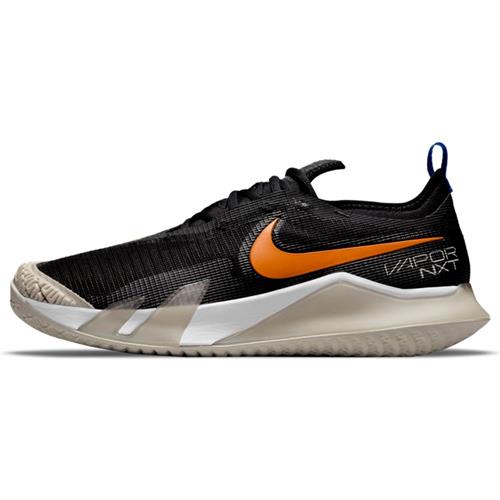 NikeCourt React Vapor NXT HC Mens Shoe (Black/Sunset-LightBone-White)