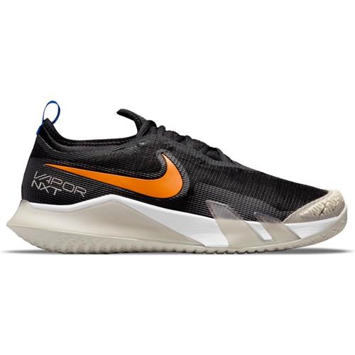 NikeCourt React Vapor NXT HC Mens Shoe (Black/Sunset-LightBone-White)