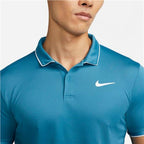 Nike Court Mens Dri-Fit Victory Polo (Rift Blue/White)