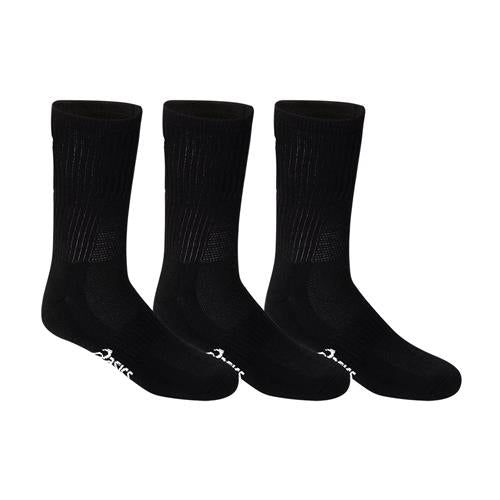 Asics Pace Crew Socks 3 Pack (Performance Black)