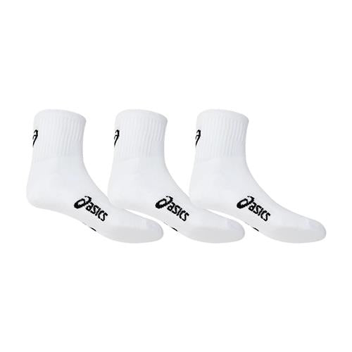 Asics Pace Quarter Sock 3 Pack (Brilliant White)