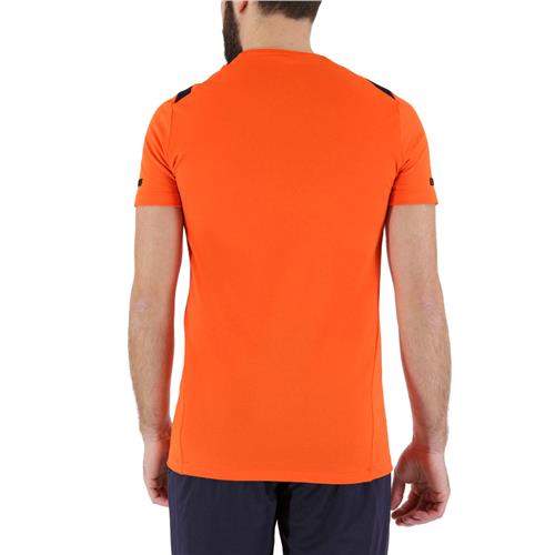 Le Coq Sportif Mens Tennis Short Sleeve Tee N2 (Orange)