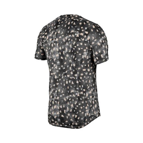 Nike Court Challenger Mens Short-Sleeve Tennis Top (Gridiron/White)