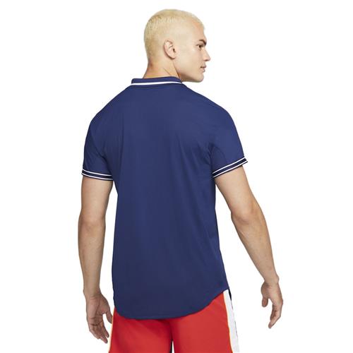 Nike Court Mens Dri-Fit Advantage Slam Polo (Binary Blue/White)