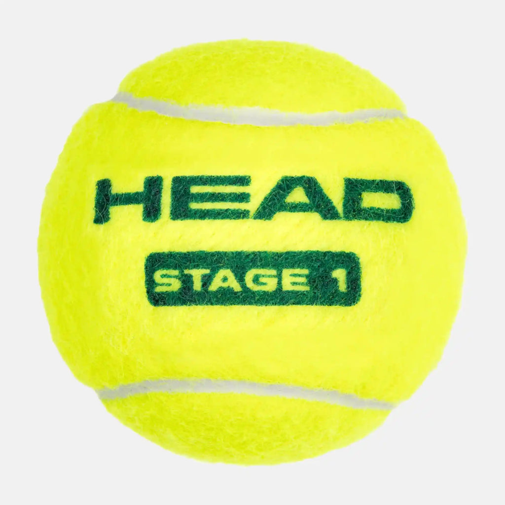 Head Stage 1 Green Tennis Balls 3 Ball Can - Box of 24 cans