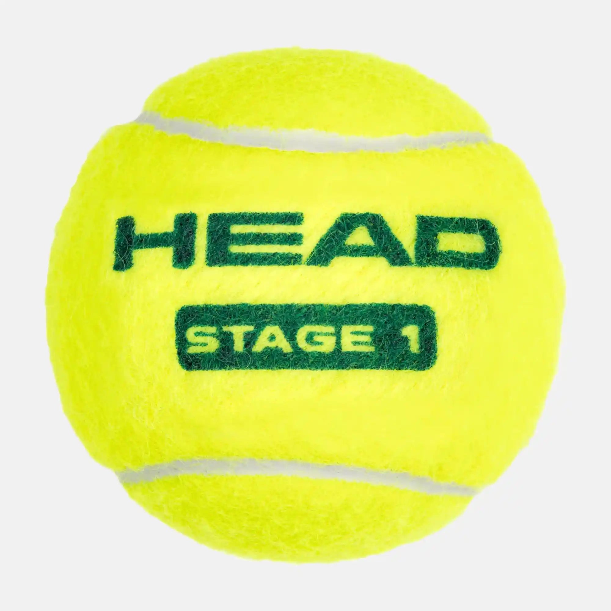 Head Stage 1 Green Tennis Balls 3 Ball Can - Box of 24 cans