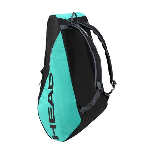 Head Tour Team 12 Racquet Bag (Black/Mint)