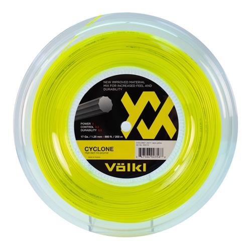 Volkl Cyclone 125/17 200m Reel (Neon Yellow)