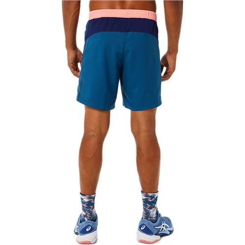 Asics Mens Match 7in Short (Light Indigo)