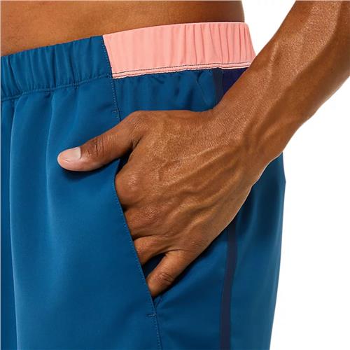 Asics Mens Match 7in Short (Light Indigo)