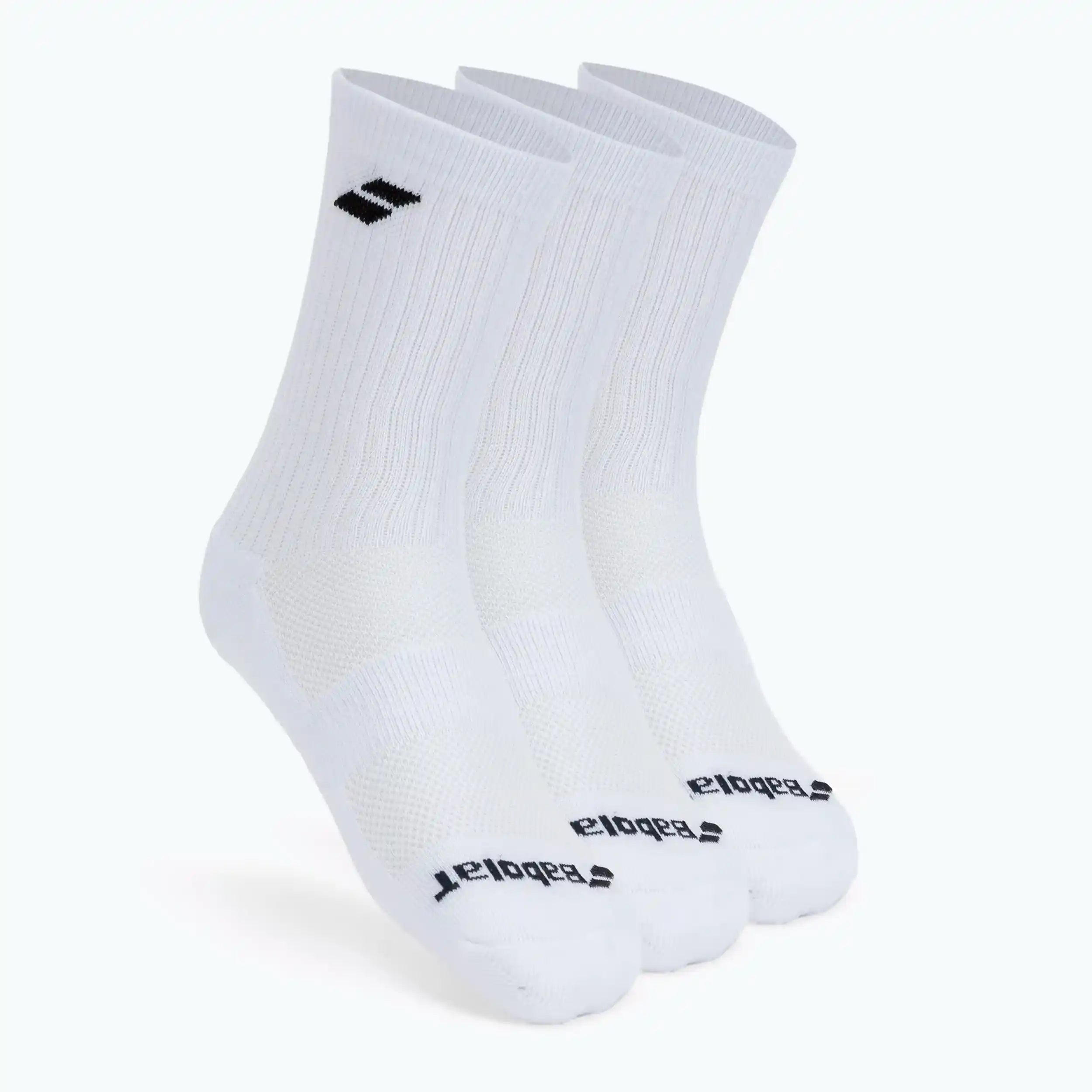 Babolat Tennis Socks 3 Pairs Pack (White)