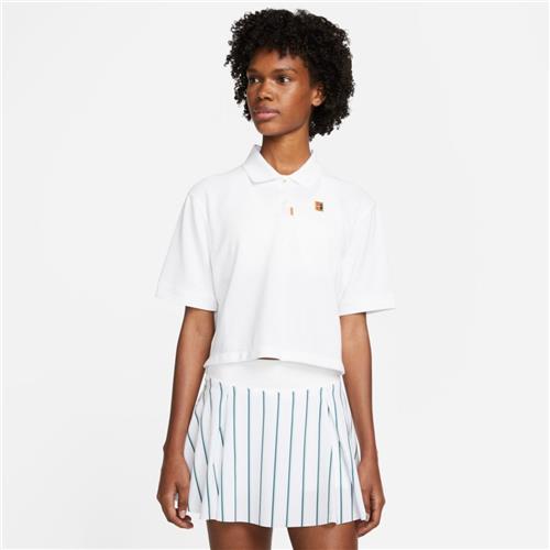 Nike Women's Heritage Polo (White/Brilliant Orange)