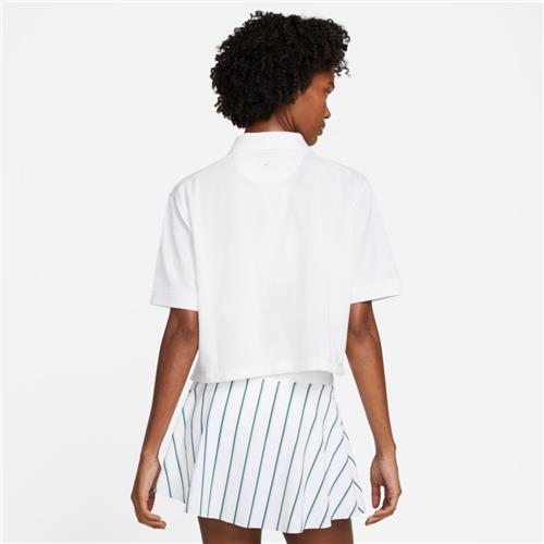 Nike Women's Heritage Polo (White/Brilliant Orange)