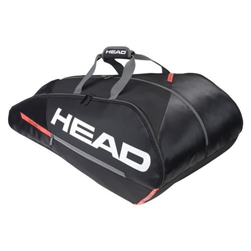 Head Tour Team 12 Racquet Monstercombi (Black/Orange)